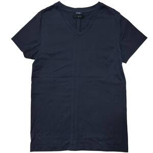 定価8千円 junhashimoto　SERIBU V S/S 半袖Tシャツ 3 紺 ジュンハシモト セリブVネックTシャツ akm　wjk