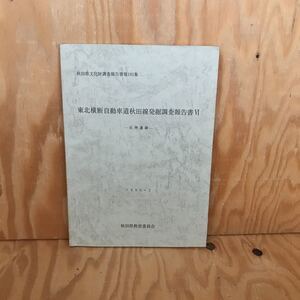 ☆さＡ‐181214レア〔東北横断自動車道秋田線発掘調査報告書Ⅵ　石神遺跡　秋田県文化財調査報告書　第191集　1990・2〕時期不明遺構