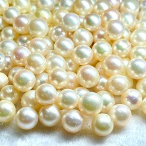 1円〜!!◯アコヤ本真珠おまとめ501.5ct◯j 約100.3g 約7.0-8.0mm 裸石 宝石 jewelry pearl パール 真珠 あこや 片穴 両穴 w2 マ37