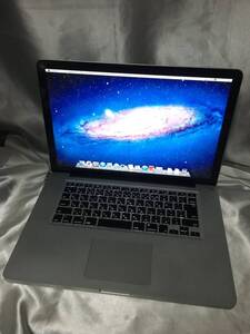 動作ジャンク Apple MacBook Pro 15インチ Mid 2009 C2D 2.66GHz 8GB HDD320GB AC付