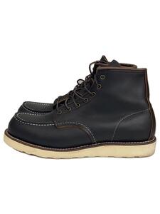 RED WING◆アイリッシュセッター 6インチ モックトゥ/レースアップブーツ/US10.5/BLK/レザー/8849