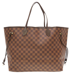 美品 ルイ ヴィトン ダミエ ネヴァーフルGM エベヌ N51106 トートバッグ バッグ LV 0103 LOUIS VUITTON