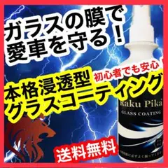 リピーター続出！簡単施工で鏡面仕上げ！ガラスコーティング 洗車用品 光沢 車