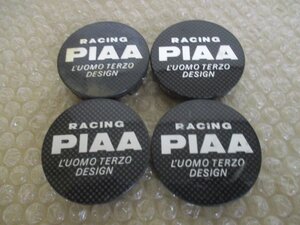 RACING PIAA レーシング ピア アルミホイール用 中古センターキャップ 4個/4枚