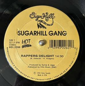 US盤 SUGARHILL GANG / Rappers Delight (12