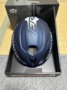 OGK KABUTO サイクリングヘルメット AERO-R2 中古 L/XL マットネイビー