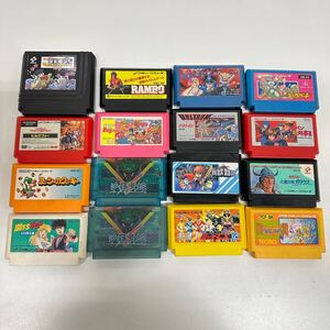 1円スタート！ 動作未確認 ファミコン ソフト まとめ 16本セット 任天堂 ゲームソフトレトロ FC 沙羅曼蛇 鳥人戦隊ジェットマン 他