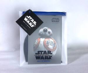 ★新品★非売品 UNITED x STAR WARS アメニティー ユナイテッド航空 スターウォーズ 半透明 ポーチ ファスナー ロゴ 未開封 P549