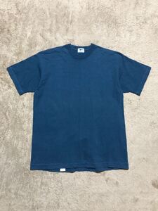 メンズ　オンワード　bagus gigi byMACBIRD　綿100%　シンプル　半袖Tシャツ　紺系　LLくらい