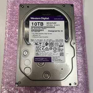 新並 WD Purple Pro 10TB 7200rpm/WD101PURP/SATA/高耐久/24時間/CMR/WD RED代替