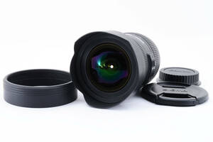 ★動作品★SIGMA シグマ 12-24mm F4.5-5.6 ii DG HSM Canon用 Fキャップ・rキャップ（社外品）付