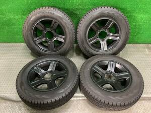 175/80R16 YOKOHAMA iceGUARD G075 2022年製 スタッドレスタイヤ 冬 4本 アルミセット スズキ純正 16×5.5J PCD139.7 5穴 22 ジムニー