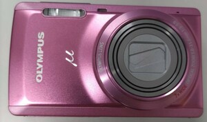 OLYMPUS オリンパス コンパクト　デジタルカメラ　デジカメ μ-7050 ピンク　箱付　付属品画像の通り　動作未検品　中古　現状品　ジャンク