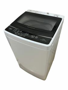 動作確認済 AQUA 22年製 全自動洗濯機 AQW-G5MJ 50/60Hz共用 5kg 自動お掃除 予約