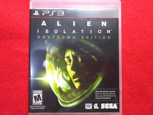 ★即決★　エイリアン　アイソレーション　　PS3　ソフト　198　ALIEN　ISOLATION　NOSTROMOEDITION