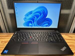 極速SSD搭載 WIN11 LENOVO THINKPAD E15 Gen 2 Core i5-1135G7 2.4GHz 16G 256GB SSD Xe Graphics OFFICE 2021搭載 東京発送