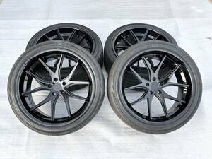 ★送料込★即決 FERRADA wheels FR2 タイヤ ホイール 22×10.5J 5穴 120 +40 285/35ZR22 20年製 レンジローバー BMW フェラーダ 5524