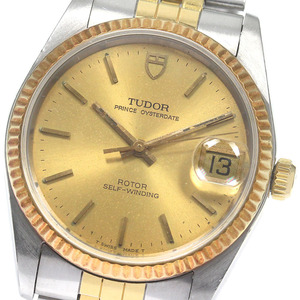 チュードル TUDOR 74033 プリンス オイスターデイト YGベゼル cal.2824-2 自動巻き メンズ _826037