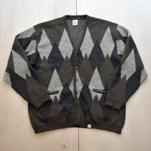 良品 BEDWIN&THE HEARTBREAKERS ベドウィン MOHAIR KNIT CARDIGAN GODARD モヘア カーディガン ゆったりシルエット 4 XL カートコバーン