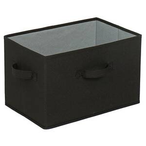 アストロ 収納ボックス 不織布製 1個 カラーボックスにぴったり ブラック×グレー 容量20L 衣類収納 おもちゃ収納 リビング収納 小物入れ