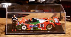 ★寺田陽次郎 フィギュア付★autoexe別注★1/43 MAZDA 787B #55 ルマン24時間 100周年 優勝車パレード モデル