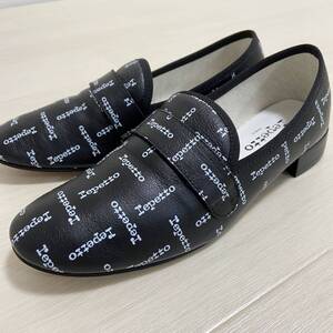 repetto MICHAEL 限定アニバーサリー ロゴ レザーローファー