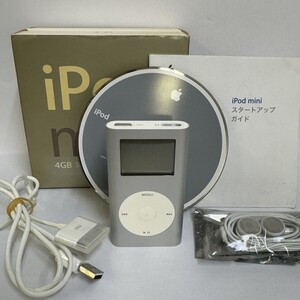 B425-I57-2810 Apple アップル iPod mini アイポッド ミニ 4GB A1051 シルバー 通電確認済み 箱付き