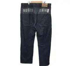 美品　90s MECCA メッカ　バギーデニムパンツ　ジーンズ　ワッペンロゴ