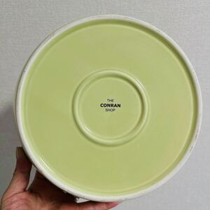 美品 THE CONRAN SHOP コンラン ショップ 花器　器　陶器　薄いグリーン