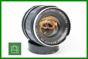 【同梱歓迎】ジャンク■ミノルタ MINOLTA AUTO TELE ROKKOR-QE 100mm F3.5■AAA1121