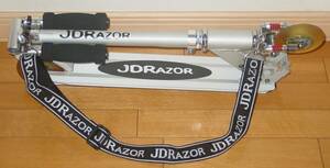 JD Razor ジェイディレーザー 折り畳み式 ローラーボード フロントサスペンション/ストラップ付 アルミ 当時もの 希少 保管品 キックボード