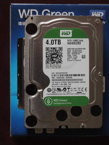 内蔵型3.5インチ4.0TB HDD　Western Digital WD40EZRX-00SPEB0 