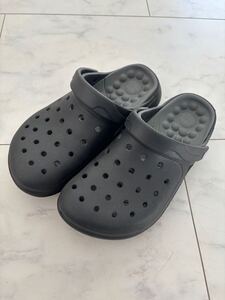 クロックス crocs サンダル ブラック　Reviva Reviva by crocs M7 W9 T