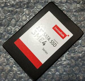 【中古パーツ】2.5 SATA SSD 1台　正常 innodisk SATA SSD 3ME4 64GB 使用時間22150H ■SSD3116