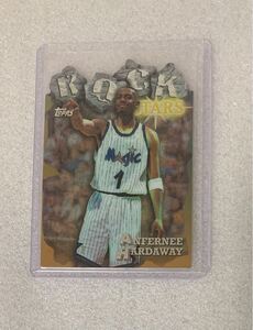 鬼レア Anfernee Hardaway Rock Stars Topps 1997-98 レア インサート アンファニー・ハーダウェイ レジェンド NBA カード