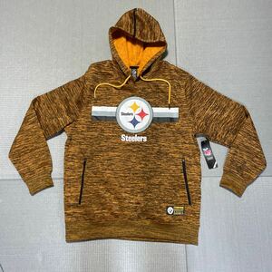 新品未使用 NFL Steelers スティーラーズ スウェットパーカー メンズUSサイズL (日本サイズXL) プルオーバー フーディ