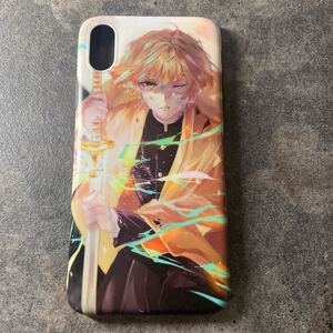 A14☆ iphone ケース アニメ 漫画 鬼滅 かわいい かっこいい 綺麗 萌え 人気 グッズ スマホケース (我妻善逸, iphone XR）