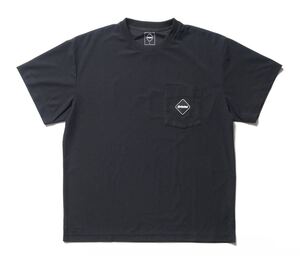 送料無料 黒S FCRB FREEZE TECH S/S POCKET TEE Tシャツ bristol soph