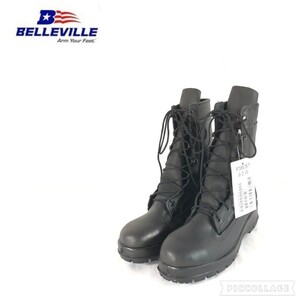 【米軍放出品】未使用品 Belleville レースアップブーツ F360ST 9.0W(26cm) レディース メンズ ASTM F2413-11牛革 安全靴 (100)BK25DK-W#24