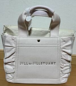 未使用　＊ 　JILL　by　JILLSTUART　ジルスチュアート　フリル　ハンドバック　トートバック（ピンク）