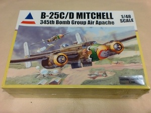 アキュレイト 1/48 Ｂ-25Ｃ/Ｄ ミッチェル アメリカ空軍 爆撃機 アパッチ MITCHELL 345th Bomb Group Air Apache 