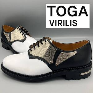 ◆未使用40 jp25 TOGA VIRILIS ダービー シューズ ※訳有