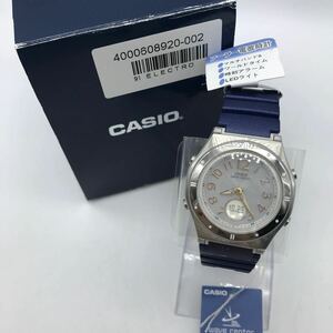 CASIO カシオ 腕時計 wave ceptor ソーラー電波 LWA-M143 ブルー 箱付き 美品