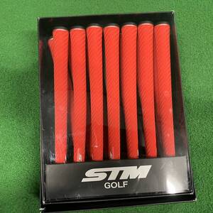 STM GRIP G-Rex グリップセット RED M60 バックライン有 13本入り 箱付き 箱破損部位あり 新品・未使用品