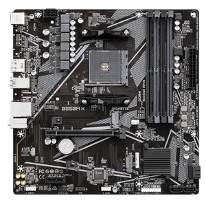 GIGABYTE B550M-K AM4 AMD B550 Dual M.2 SATA 6Gb/s PCIe 4.0 MATX Motherboard