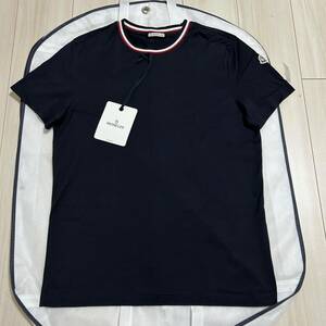 【最安値】MONCLER モンクレール 半袖 Tシャツ ネイビー　M