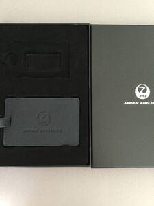 JAL ネームタグ　ダイヤモンドメタル　特典　黒　新品　ノベルティ　希少