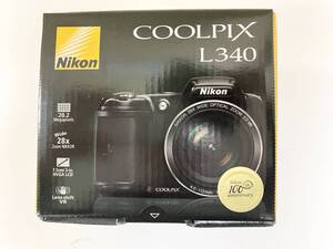 新品未使用 Nikon(ニコン) 100th限定 光学28倍ズーム/2048万画素 デジタルカメラ COOLPIX L340 ブラック 乾電池/充電池使用可能 デジカメ