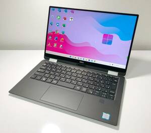 最新 office2024搭載 快適スペック！ 美品軽量DELL XPS9365 i7-7Y75 13.3型QHD+(3200x1800)フレームレスタッチ液晶SSD512G+16G！Win11pro 