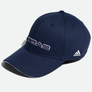 ★アディダス ゴルフ ADIDAS GOLF 新品 メンズ 快適 リニアロゴ コットン キャップ 帽子 CAP ぼうし 紺 57-60cm [HC3807-5760]七 ★QWER